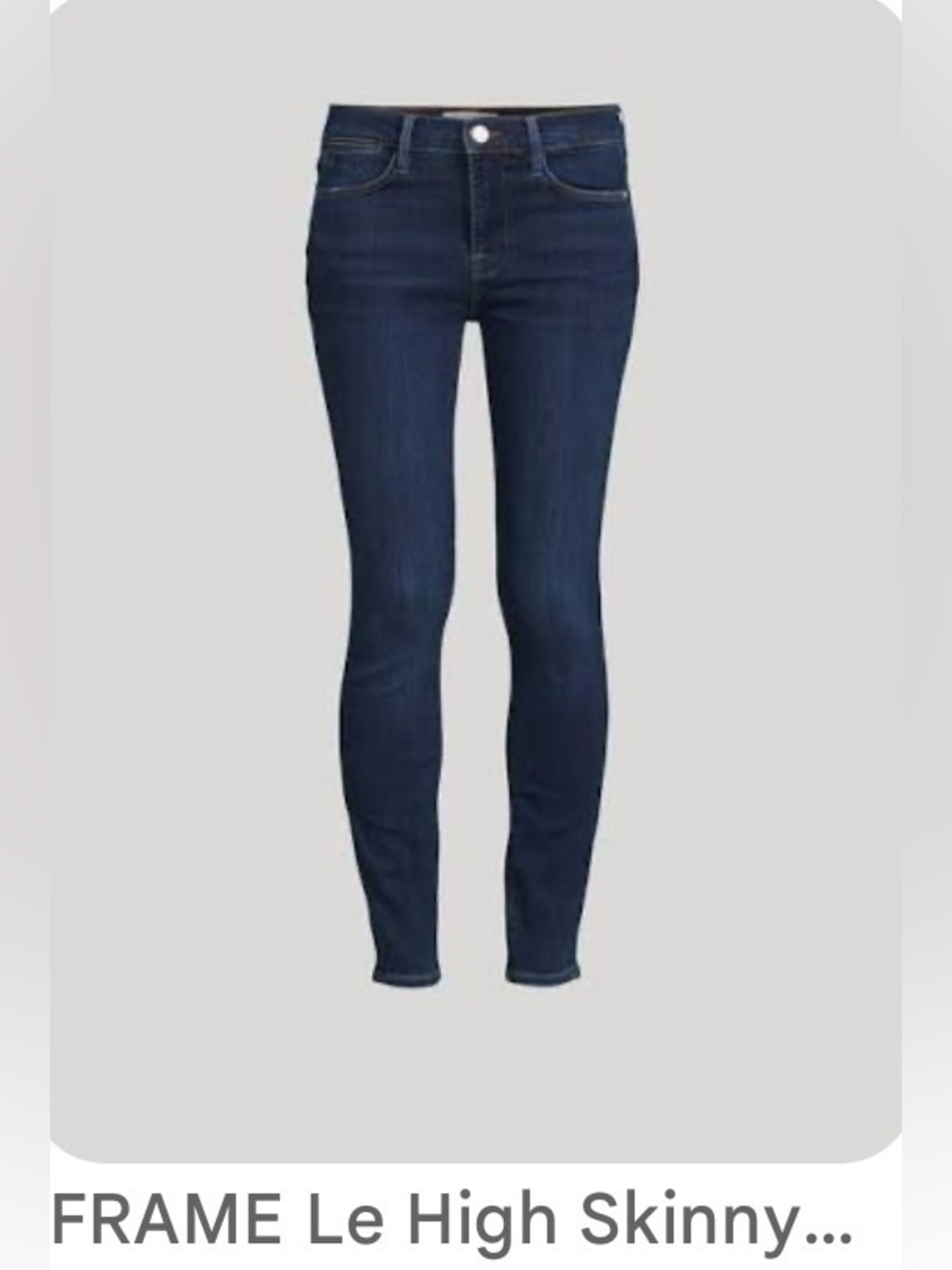 Frame Denim Le High Skinny Jeans in Indigo
